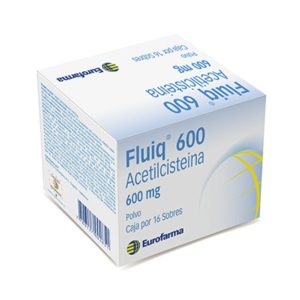 FLUIQ 600MG POLVO CJA X 16 SOBRE CAJA X 16 SOBRES (ACETILCISTEINA 600MG)