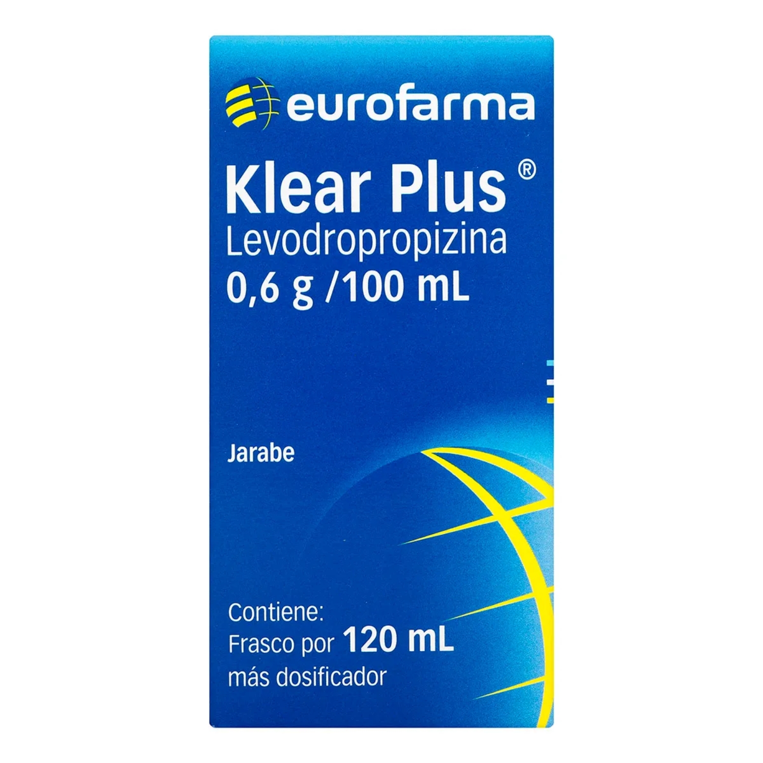 KLEAR PLUS JBE 120 ML CAJA FRASCO  X 20ML (LEVODROPROPIZINA 600MG)