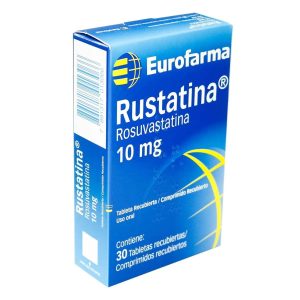 RUSTATINA 10MG CJA X 30TAB CAJA  X 30 TABLETAS (ROSUVASTATINA CALCICA 10MG)