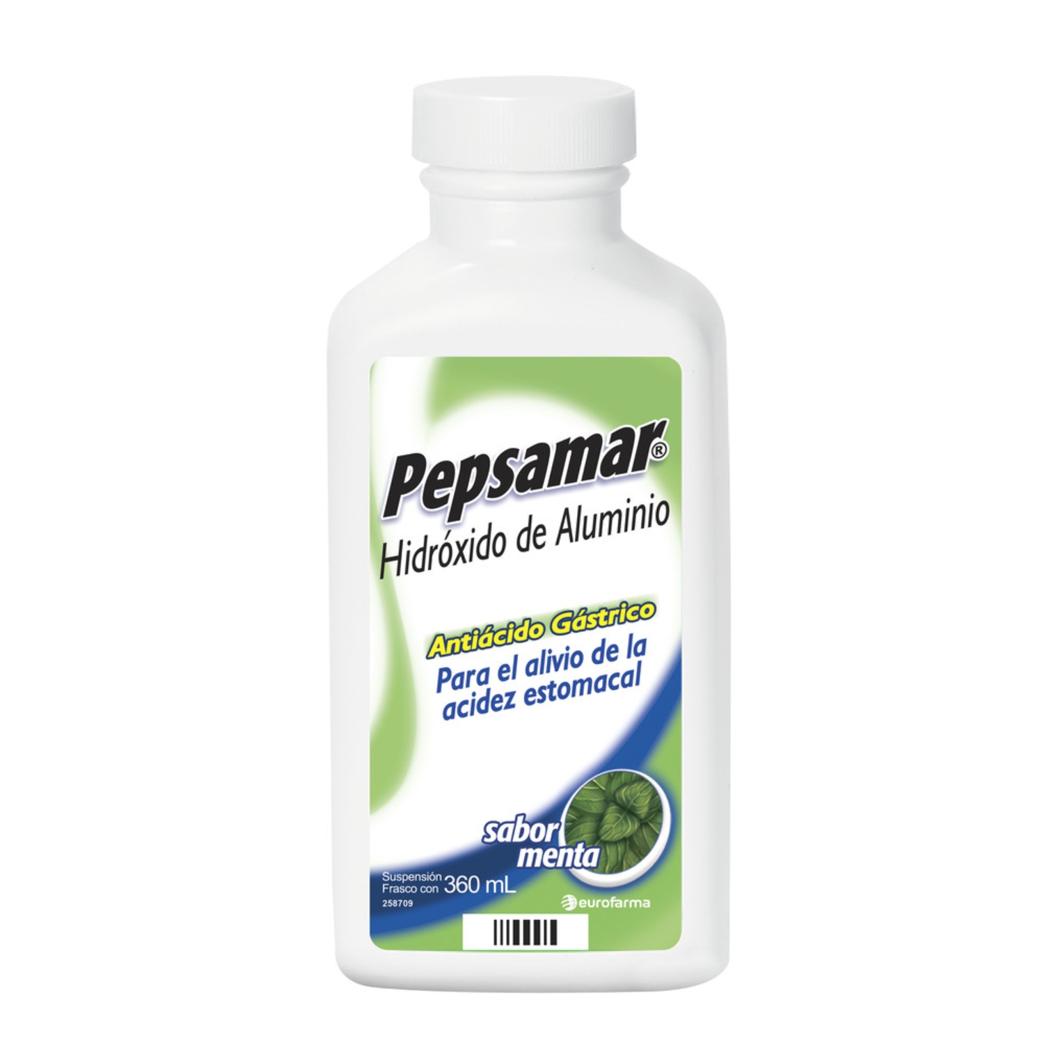 PEPSAMAR SUSP. 6,15G FCO X 360ML FRASCO X 360 ML (HIDROXIDO DE ALUMINIO 6,15 G)