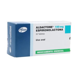 ALDACTONE 100MG X 30 TABLETAS CAJA X 30 TAB (ESPIRONOLACTONA)