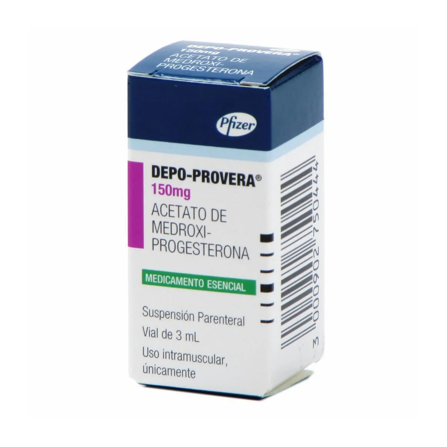 DEPO-PROVERA 150MG 1 VIAL X 3ML CAJA X 1 VIAL (ACETATO DE MEDROXIPROGESTERONA)