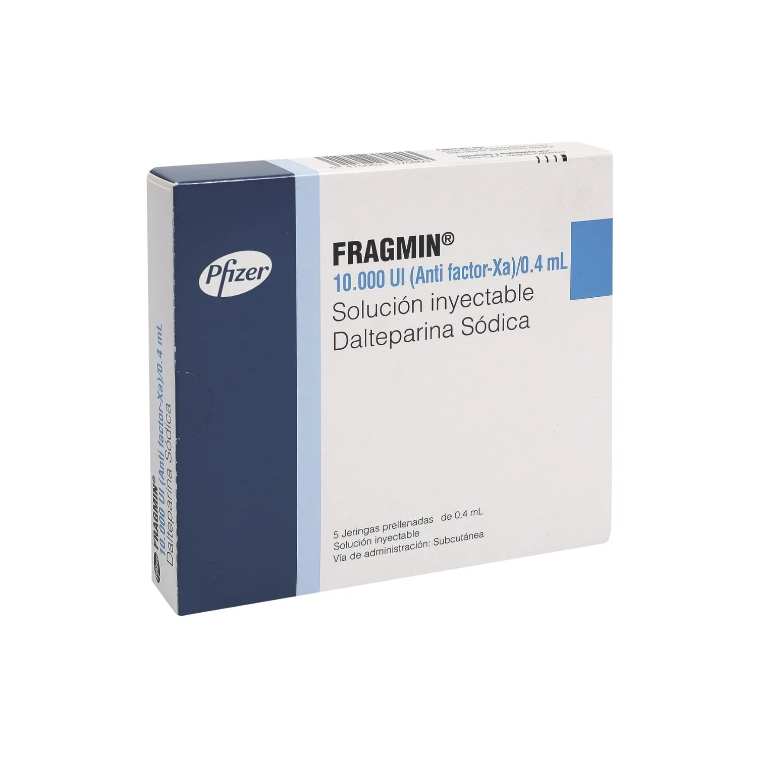 FRAGMIN 10000UI PFS X 5 CAJA X 5 JERINGAS (DALTEPARINA SODICA / HEPARINA)