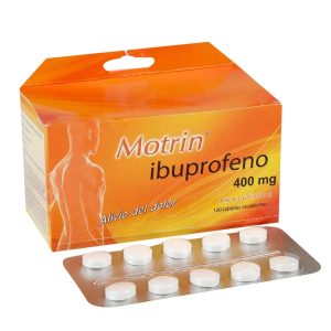 MOTRIN 400MG X 100 TABLETAS CAJA X 100 TAB (IBUPROFENO)