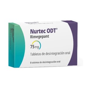 NURTEC 75MG ODT 1X8 CAJA X 8 TAB (RIMEGEPANT)