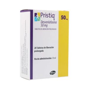 PRISTIQ 50MG X 28 TABLETAS DE LIBERACION MODIFICADA CAJA X 28 TAB (SUCCINATO DE DESVENLAFAXINA)