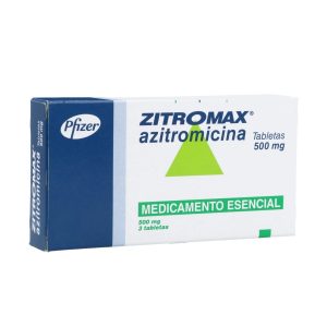 ZITROMAX 500MG X 3 TABLETAS CAJA X 3 TAB (AZITROMICINA)