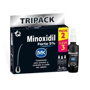 TRIPACK MINOXIDIL MK FTE 5P PE 3FCOX60ML 3FCOX60ML (MINOXIDIL 5%)