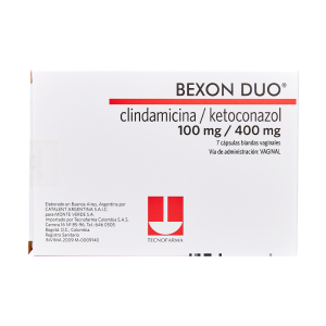 BEXON DUO 100/400 MG X 7 OVU (CLINDAMICINA+KETOCONAZOL)