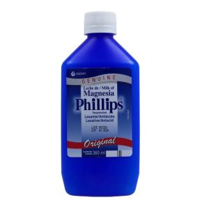 LECHE DE MAGNESIA PHILLIPS (SABOR ORIGINAL X360 ML) FRASCO X 360 ML (HIDROXIDO DE MAGNESIO)