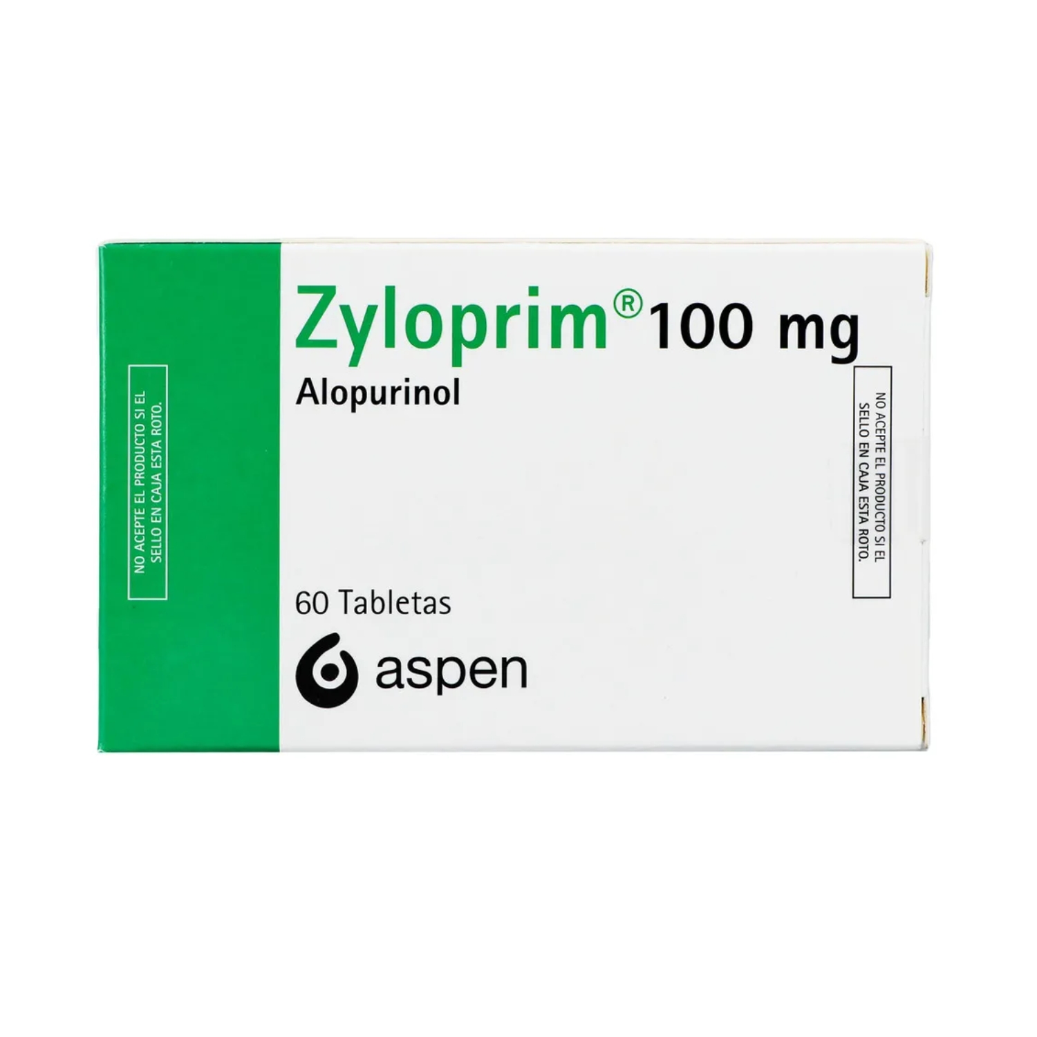 ZYLOPRIM 100 MG X 60 TAB CAJ X 60 TAB (ALOPURINOL)