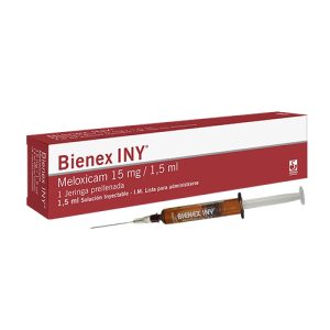 BIENEX INY JERINGA PRELLENADA CAJA X 3 AMP X 1,5 ML (MELOXICAM)