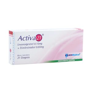 ACTIVA 21 0.18 MG X 21 GRAGEAS (ETINILESTRADIOL+LEVONORGESTREL)