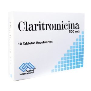 CLARITROMICINA 500 MG TAB X 10 TAB (CLARITROMICINA)