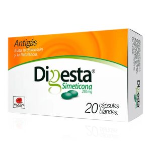 DIGESTA ANTIGAS 250MG CAJA X 20 CAP