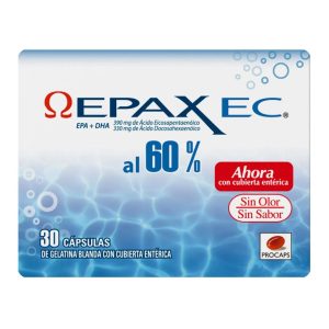 EPAX 720 MG CBG EC CJA X 30 CAP (ACIDOS OMEGA 3 (DHA+EPA))