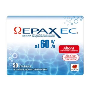 EPAX 720 MG CBG EC CJA X 50 CAP (ACIDOS OMEGA 3 (DHA+EPA))
