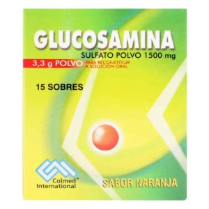 GLUCOSAMINA 1500 MG POLVO NAR X X 15 SOB (GLUCOSAMINA SULFATO)