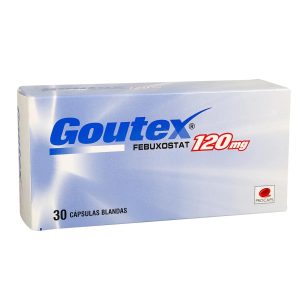GOUTEX 120 MG CAJA X 30 CAP (FEBUXOSTAT)