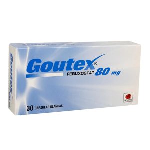 GOUTEX 80 MG CAJA X 30 CAP (FEBUXOSTAT)
