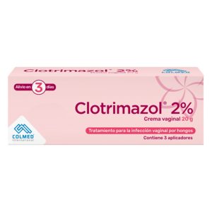 CLOTRIMAZOL 2% CREMA VAGINAL COLMED TUBO X 20G TUBO X 20GR (CLOTRIMAZOL)