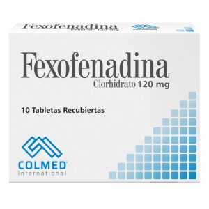 FEXOFENADINA HCL 120MG COLMED CAJ X 10 TAB CAJA X 10 TAB (FEXOFENADINA)