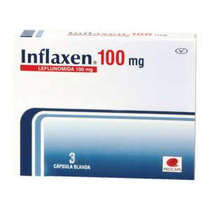INFLAXEN 100 MG CAJA X 3 CAP (LEFLUNOMIDA)