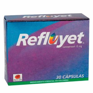 REFLUYET 15 MG CJA X 30 CAPS CJA X 30 CAP (LANSOPRAZOL)