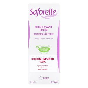SAFORELLE SOLUCION LIMPIADORA SUAVE FRASCO X 250 ML (JABONES)