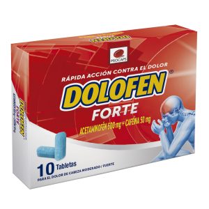 DOLOFEN FORTE CAJA X 10 TAB (ACETAMINOFEN+CAFEINA)