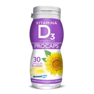 VITAMINA D3+EXTRACTO DE UVA FRASCO X 30 CAP (VITAMINAS)