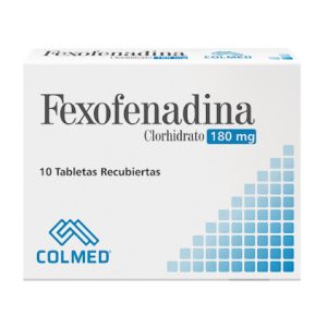 FEXOFENADINA 180 mg CAJA X 10 UNI (FEXOFENADINA)
