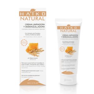 CREMA LIMPIA Y DESMAQU HAIKO NATURAL 80G CAJA