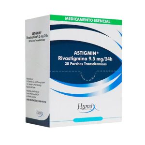 ASTIGMIN (RIVASTIGMINA) 9,5MG/24H - 18MG CJ X 30 PARCHES CAJA X 30 PARCHES