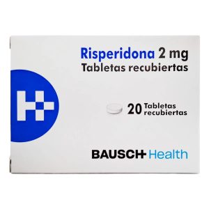RISPERIDONA 2 MG CAJA X 20 TAB CAJA X 20 TABLETAS (RISPERIDONA 2 MG)