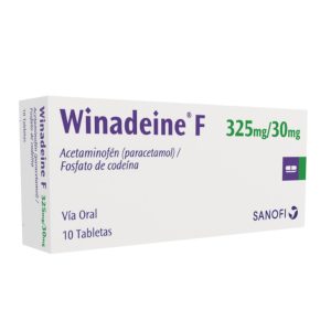 WINADEINE F 325+30 CJA X 10 TAB CAJA X 10 TABLETAS