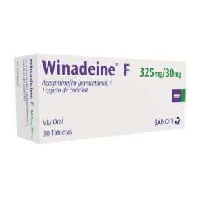 WINADEINE F 325MG+30MG CJA X 30TAB CAJA X 30 TABLETAS