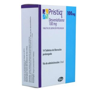 PRISTIQ 100MG X 14 TABLETAS DE LIBERACION MODIFICADA CAJA X 14 TAB (SUCCINATO DE DESVENLAFAXINA)