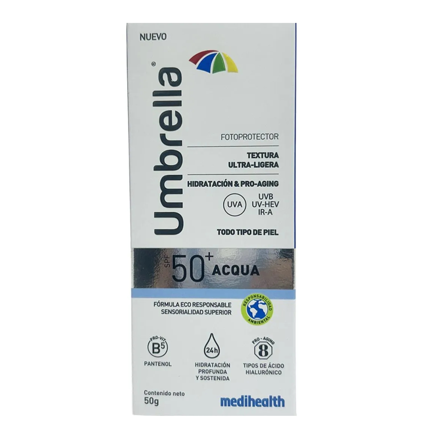 UMBRELLA ACQUA SPF 50+ FRASCO X 50 GR FRASCO X 50 GR ()