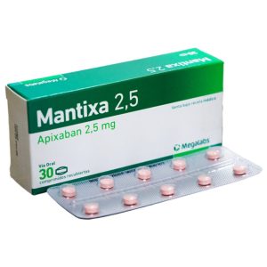 MANTIXA 2,5MG CAJA X 30 COM CAJA X 30 COM (APIXABAN) (APIXABAN)