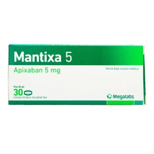 MANTIXA 5MG CAJA X 30 COM CAJA X 30 COM (APIXABAN) (APIXABAN)