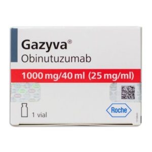 GAZYVA 1000 MG CAJA X 1 VIAL CAJA X 1 VIAL (OBINUTUZUMAB)
