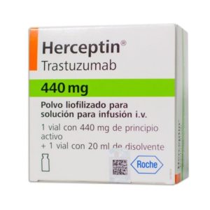 HERCEPTIN 440 MG/50ML CAJA X 1 VIAL+SOLVENTE CAJA X 1 VIAL (TRASTUZUMAB)