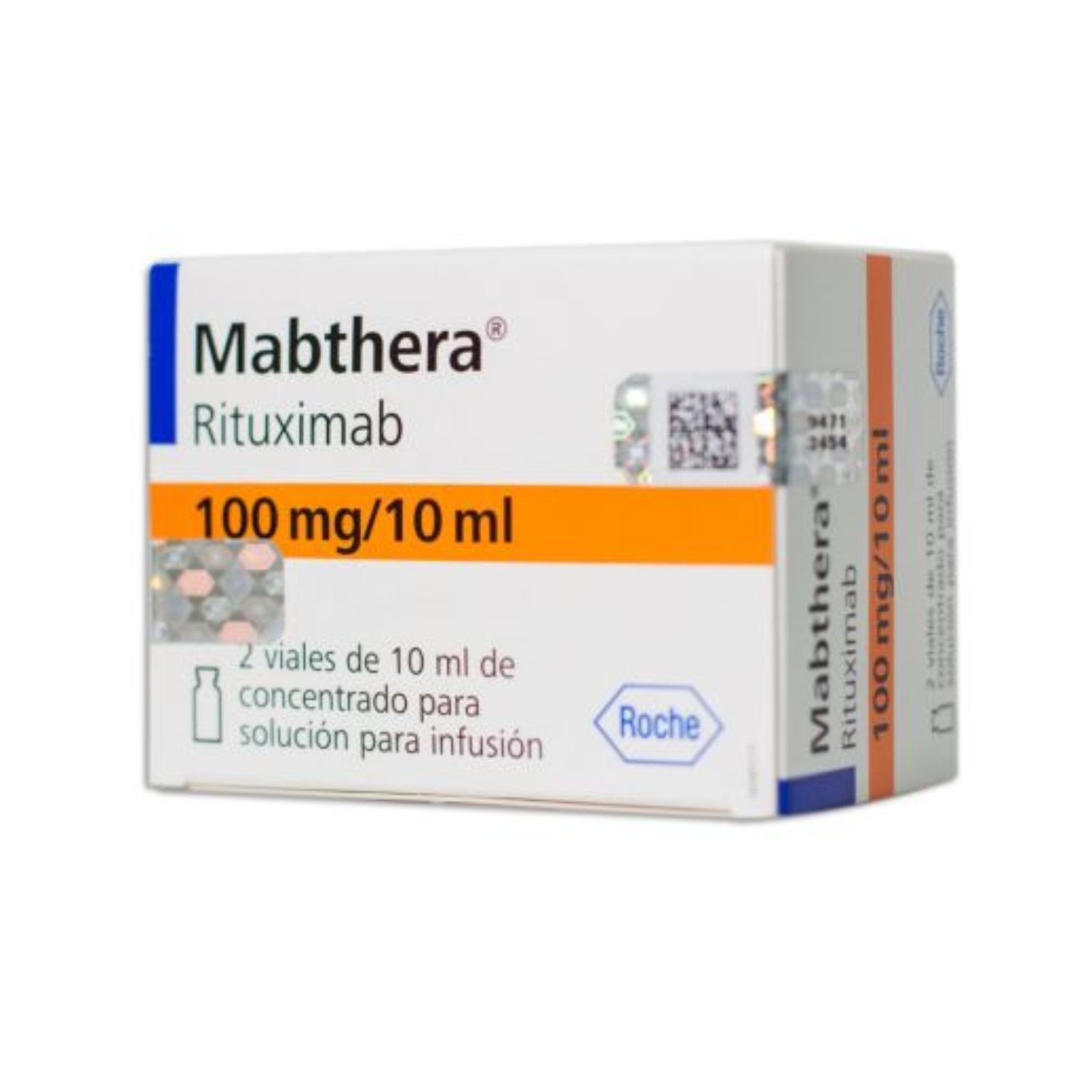 MABTHERA 100 MG/10 ML CAJA X 2 AMP CAJA X 2 AMP (RITUXIMAB)