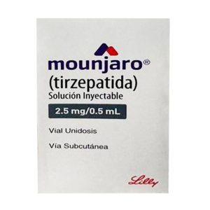 MOUNJARO SOLU INYECTA 2,5MG/0,5ML CJ X1 UND CAJA X1 UND (TIRZEPATIDA)