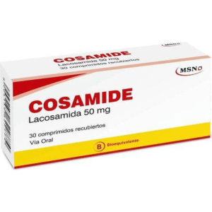 COSAMIDE 50 MG CAJA X 30 TAB (LACOSAMIDA)