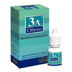 3-A OFTENO FRASCO X 5 ML (DICLOFENACO)
