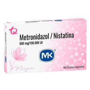 METRONIDAZOL 500MG + NISTATINA 100,000UI MK CJA X 10 OVULOS (METRONIDAZOL+NISTATINA)