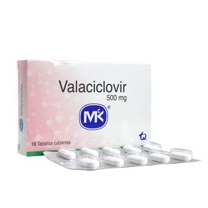 VALACICLOVIR MK 500MG CJA X 10 TAB CUB (VALACICLOVIR)