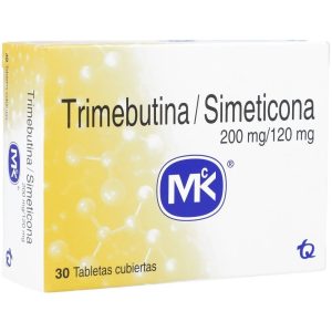 TRIMEBUTINA + SIMETICONA MK 200/120MG CJA X 30 TAB CUB